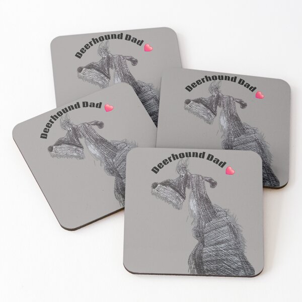 Item preview, Scottish Deerhound Love Dad designed and sold by Deerfan.