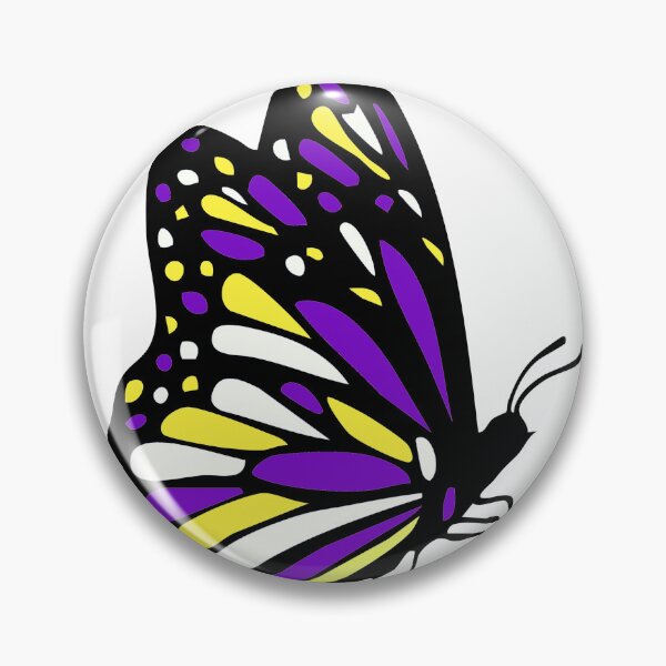 Item preview, Non Binary Butterfly designed and sold by GeoGoose.