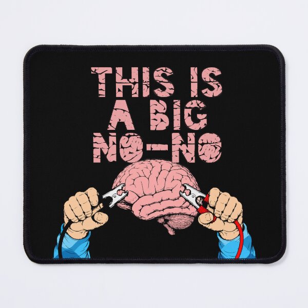 Item preview, Battery Charging Your Brain is a BIG NO-NO! designed and sold by ezcreate.media.