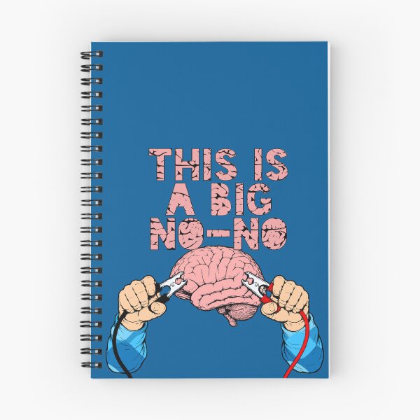 Item preview, Battery Charging Your Brain is a BIG NO-NO! designed and sold by ezcreate.media.