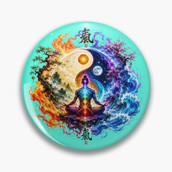 Item preview, Cosmic Yin Yang Energy Balance designed and sold by HorrorInkStudio.