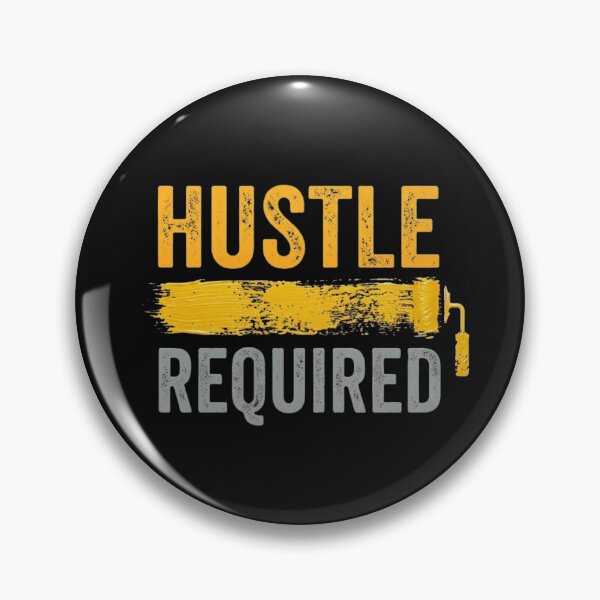 Item preview, Hustle Required Paint Roller Workout Motivation designed and sold by GiggleInkTees.