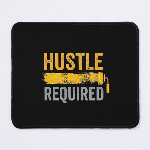 Item preview, Hustle Required Paint Roller Workout Motivation designed and sold by GiggleInkTees.