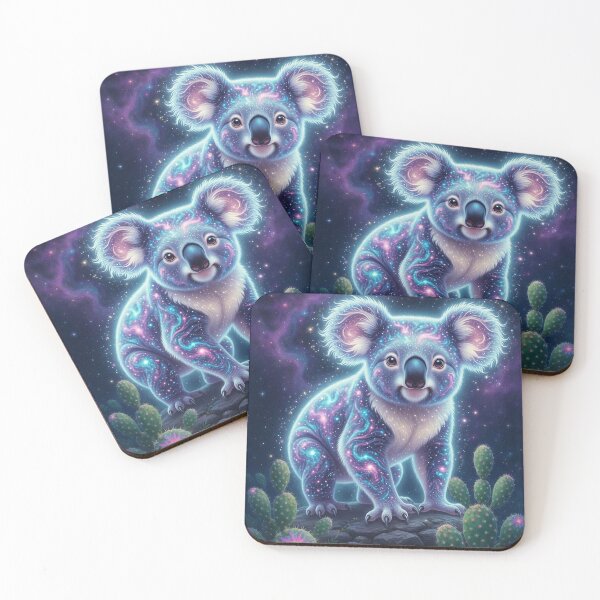 Item preview, Koala Spirit Animal | Retro Arcade Carpet Australian Wildlife Sacred Art designed and sold by Ruta.