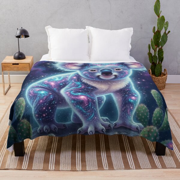 Item preview, Koala Spirit Animal | Retro Arcade Carpet Australian Wildlife Sacred Art designed and sold by Ruta.