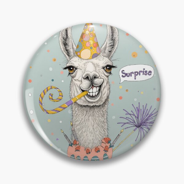 Item preview, Feliz cumpleaños, llama | Tarjeta de felicitación de cumpleaños con una linda llama designed and sold by Ruta.