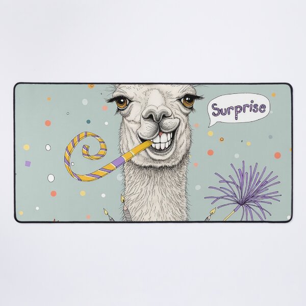Item preview, Happy Birthday Llama | Cute Llama Birthday Card Greeting Art designed and sold by Ruta.