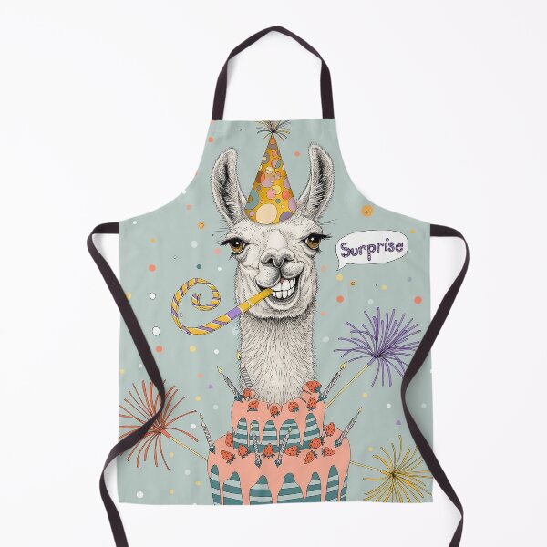 Item preview, Happy Birthday Llama | Cute Llama Birthday Card Greeting Art designed and sold by Ruta.