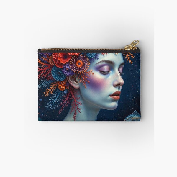 Item preview, Coral Ocean Sea Goddess | Mystic Mermaid Spiritual Art designed and sold by Ruta.