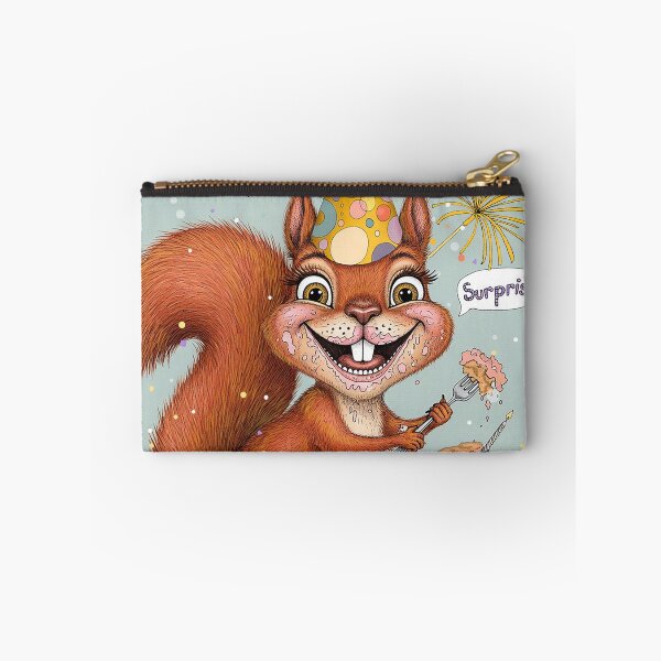 Item preview, Happy Birthday Squirrel | Cute Squirrel Birthday Card Greeting Art designed and sold by Ruta.