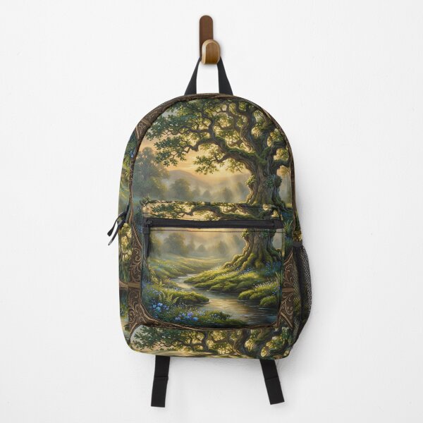 Item preview, Forest landscape | Mystic Woods Nature vintage retro designed and sold by Ruta.