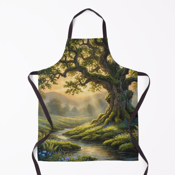 Item preview, Forest landscape | Mystic Woods Nature vintage retro designed and sold by Ruta.
