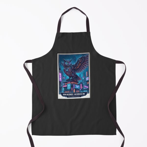 Item preview, Cyberpunk Mecha Owl Neo Tokyo Techwear Poster designed and sold by Neo Tokio.