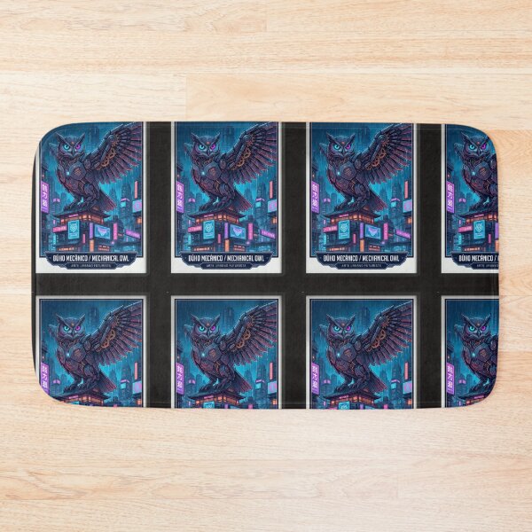 Item preview, Cyberpunk Mecha Owl Neo Tokyo Techwear Poster designed and sold by Neo Tokio.