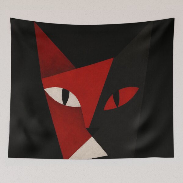 Item preview, Crimson Cat designed and sold by ThingsCatsDo.