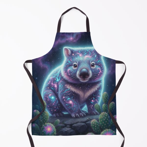 Item preview, Wombat Australian Spirit Animal | Retro Arcade Carpet Psychedelic Wildlife Art designed and sold by Ruta.