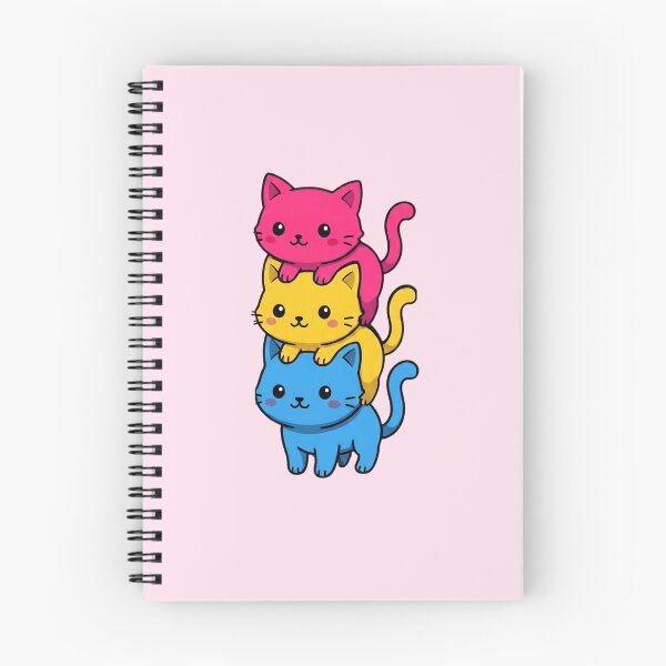 Item preview, Pansexual Pride Cat Trio designed and sold by Ivy-Triggs.