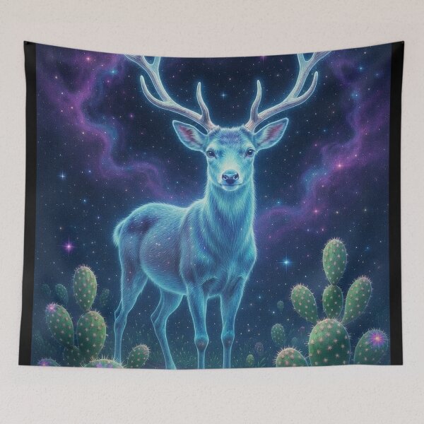 Item preview, Peyote Deer | Retro Arcade Carpet Psychedelic Sacred Spirit Animal Art designed and sold by Ruta.