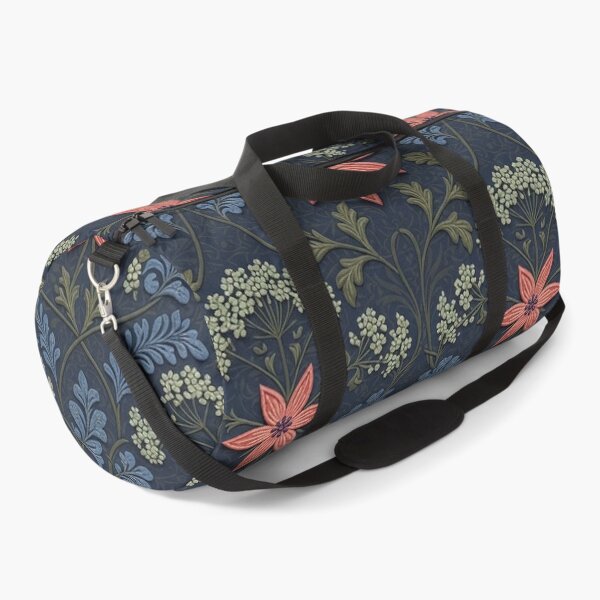 Item preview, Blue Foliage Vintage Retro Floral Pattern | Elegant Botanical Seamless Design designed and sold by Ruta.