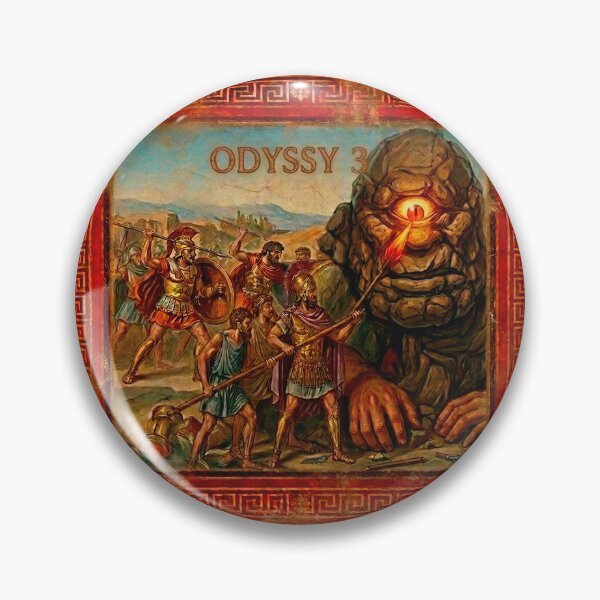 Item preview, Odyssey 3 Cyclops Polyphemus Ancient Greek Fresco Art designed and sold by codex antique.