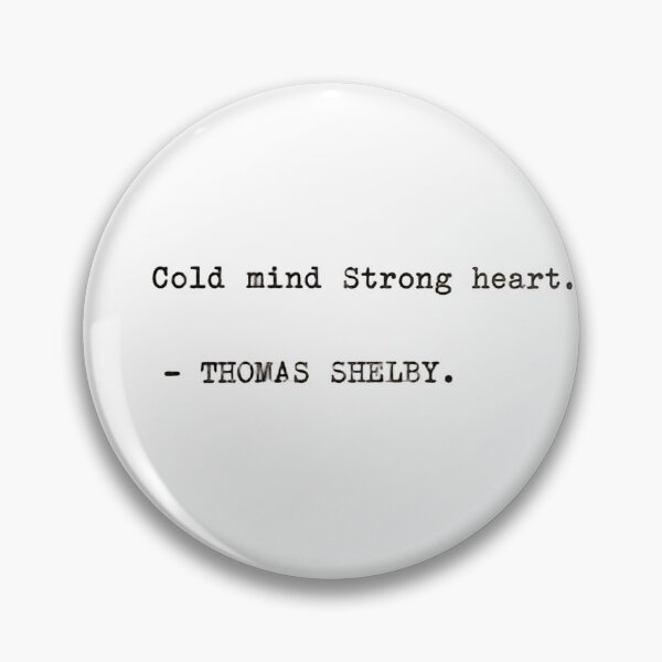 Item preview, Cold Mind Strong Heart Quote | Thomas Shelby Inspired Motivational Typography Wall Art SEO Description designed and sold by Bysma.