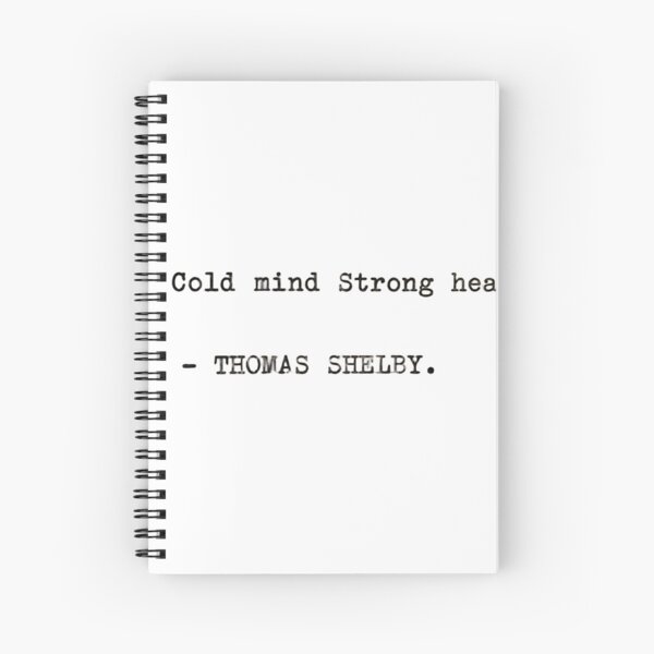 Item preview, Cold Mind Strong Heart Quote | Thomas Shelby Inspired Motivational Typography Wall Art SEO Description designed and sold by Bysma.