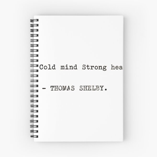 Item preview, Cold Mind Strong Heart Quote | Thomas Shelby Inspired Motivational Typography Wall Art SEO Description designed and sold by Bysma.