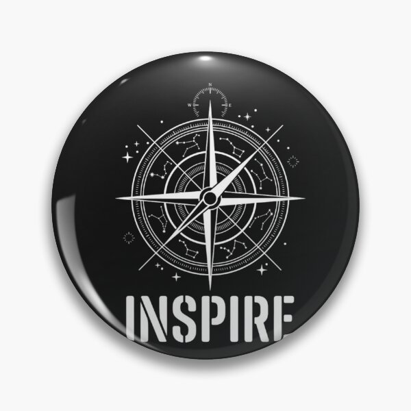 Item preview, Inspire Celestial Constellation Compass Star Design designed and sold by GiggleInkTees.