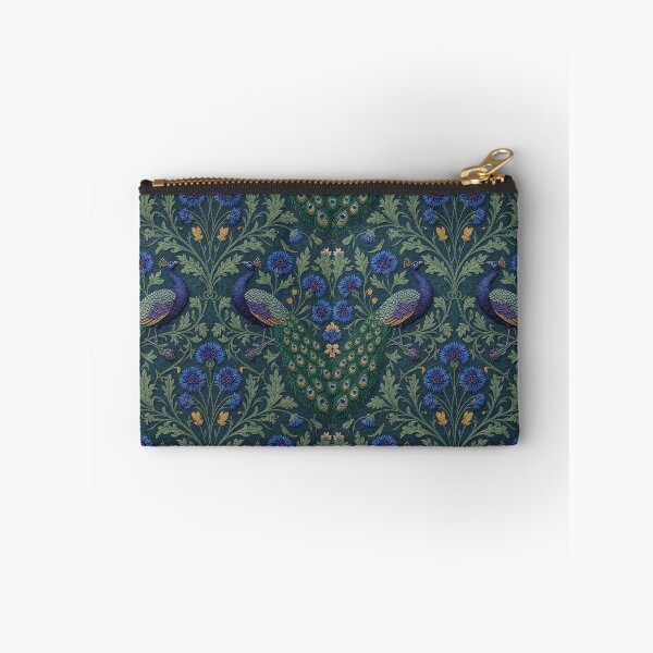 Item preview, Cornflowers and Peacock Embroidery Pattern | Vintage Boho Floral Seamless Design designed and sold by Ruta.