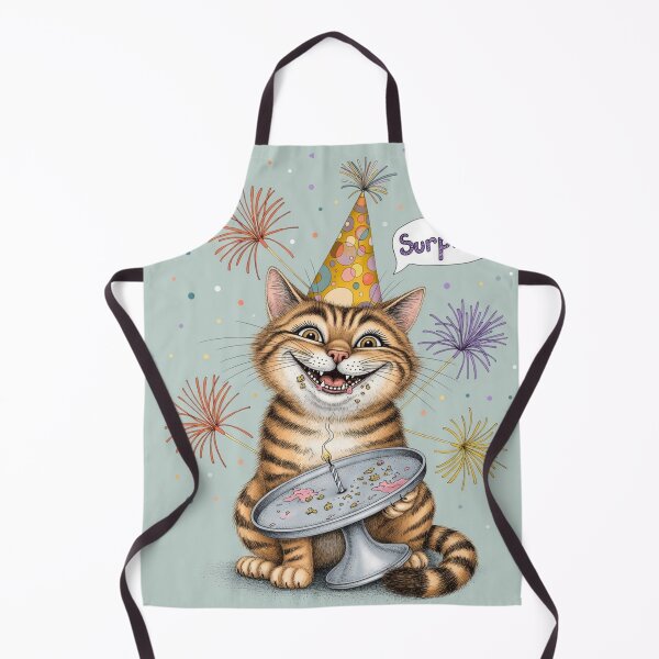 Item preview, Happy Birthday Cat | Cute Cat Birthday Card Greeting Illustration designed and sold by Ruta.