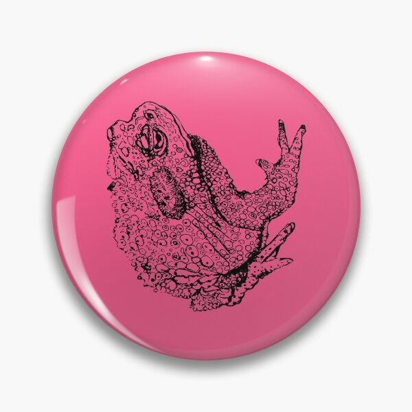 Item preview, Toad - (#FC5A8D) designed and sold by The Stippler Process.