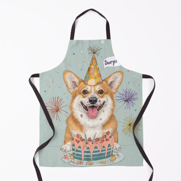 Artikelvorschau, Corgi-Hund | Niedliche Geburtstagsillustration für einen Pembroke Welsh Corgi entworfen und verkauft von Ruta.