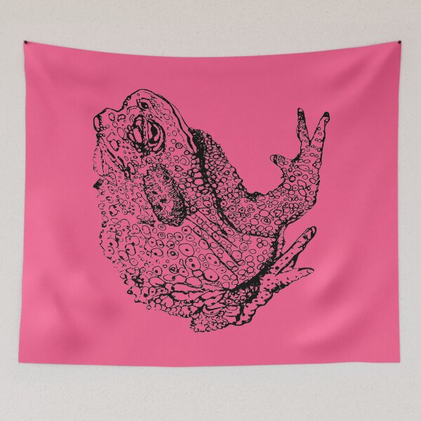 Item preview, Toad - (#FC5A8D) designed and sold by The Stippler Process.
