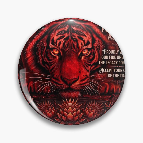 Item preview, Strength From The Ashes Tiger Fire Quote designed and sold by Sovereign Supply Co..