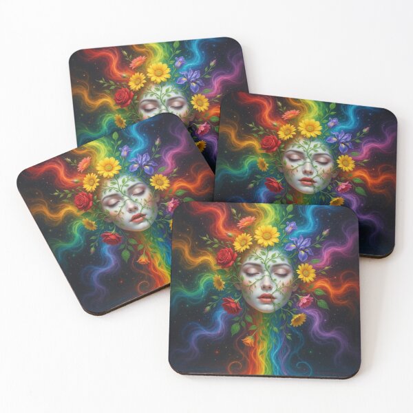 Item preview, Goddess of Nature Gaia | Mystical Earth Spiritual Feminine Energy Art designed and sold by Ruta.