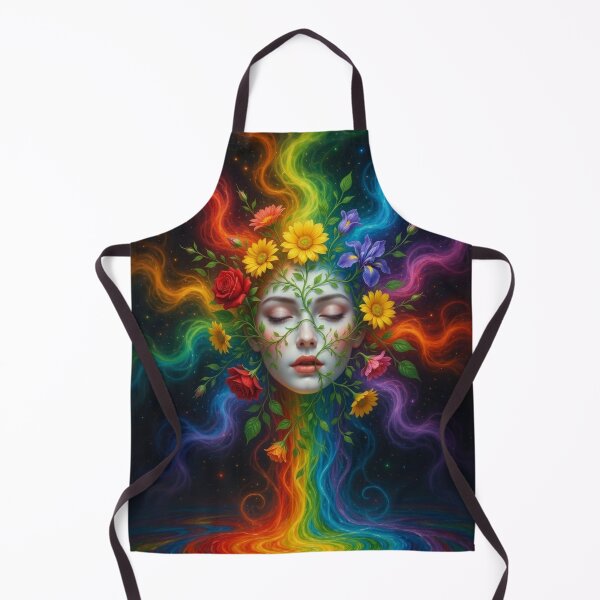 Item preview, Goddess of Nature Gaia | Mystical Earth Spiritual Feminine Energy Art designed and sold by Ruta.