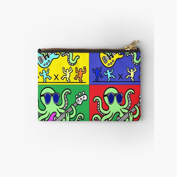 Item preview, Octopus Pop Art sticker Bass 4 designed and sold by LowEndGraphics.