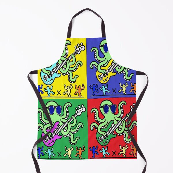 Item preview, Octopus Pop Art sticker Bass 4 designed and sold by LowEndGraphics.