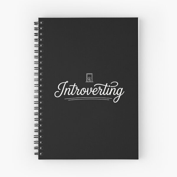 Item preview, Introverting Elegant Cursive Script Door Icon designed and sold by GiggleInkTees.