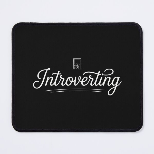 Item preview, Introverting Elegant Cursive Script Door Icon designed and sold by GiggleInkTees.