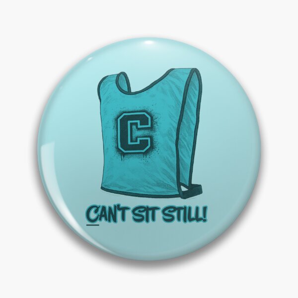Item preview, Centre - Netball - Can't Sit Still! designed and sold by Hello Bee Bee.