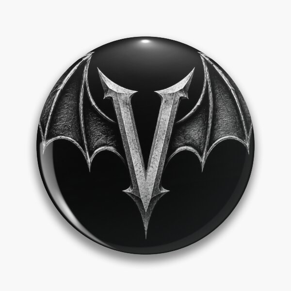 Item preview, VAMPYR Silver Bat Wings Logo designed and sold by VAMPYRWear.