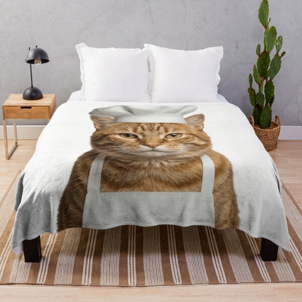 Item preview, Funny Domestic Shorthair Cat Chef Realistic Animal Cooking Humor Art designed and sold by LazyOwlStore.