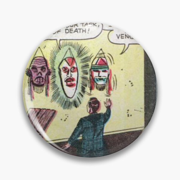 Item preview, Mask of Vengeance Vintage Pre-Code Horror Comic Graphic designed and sold by ChiaraBoutiqueArte.