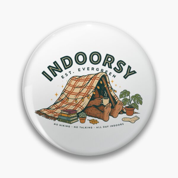 Item preview, Indoorsy Blanket Fort Champion Funny Introvert Vintage Comfort Design designed and sold by ArcticFoxStudio.
