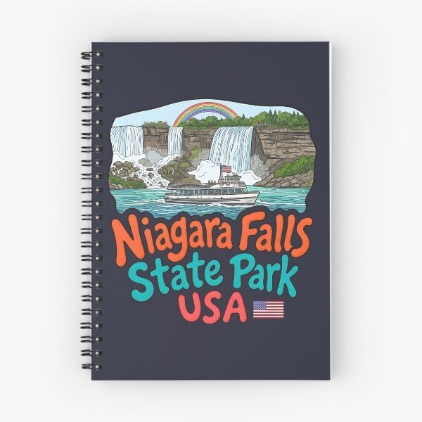 Item preview, Niagara Falls State Park NY Cute Waterfall Colorful Landscape  designed and sold by HowToCanadian.