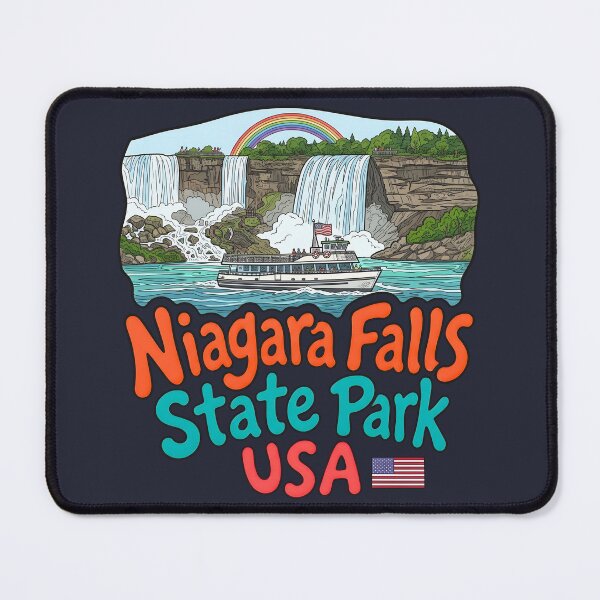 Item preview, Niagara Falls State Park NY Cute Waterfall Colorful Landscape  designed and sold by HowToCanadian.
