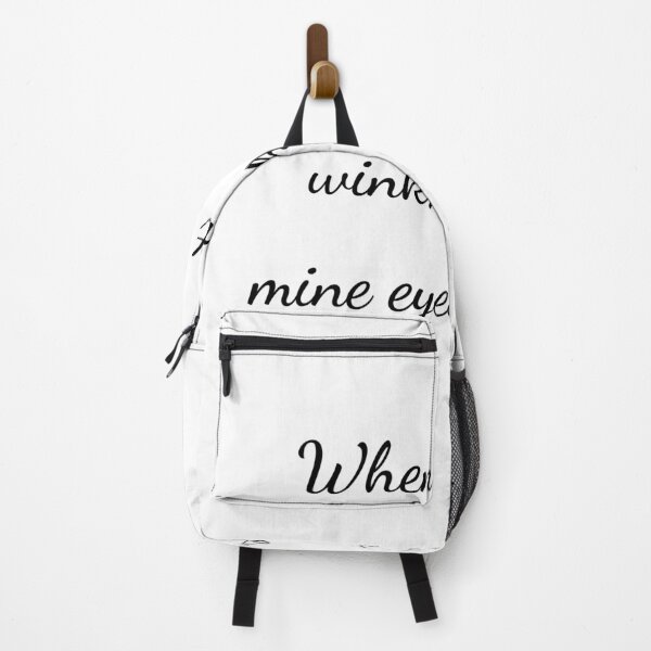 Item preview, "When most I wink, then do mine eyes best see," - handwriting black designed and sold by ariksworld.