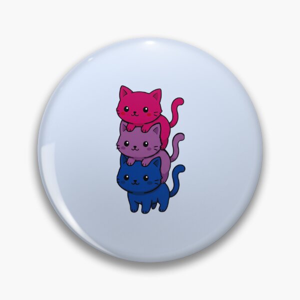 Item preview, Bisexual Pride Cat Stack designed and sold by Ivy-Triggs.