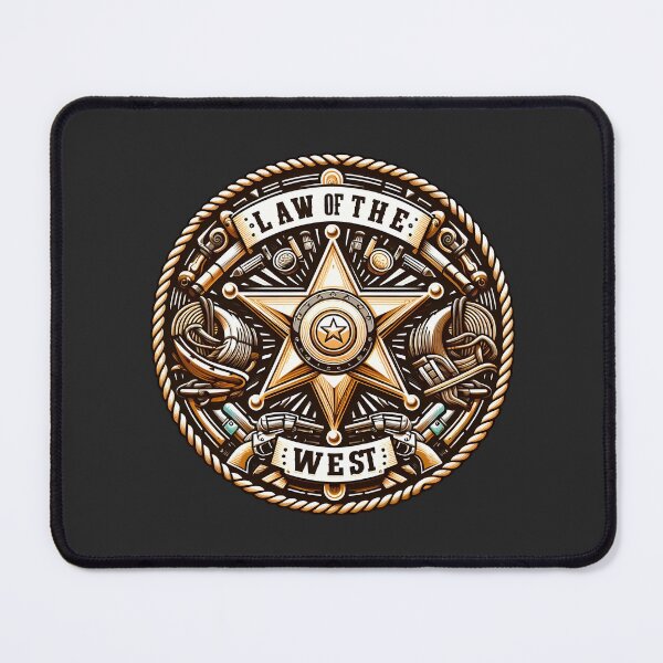 Item preview, Law Of The West Vintage Sheriff Badge designed and sold by Indoni.